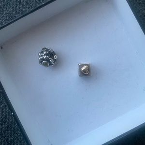 2 Pandora charms. Message before purchase